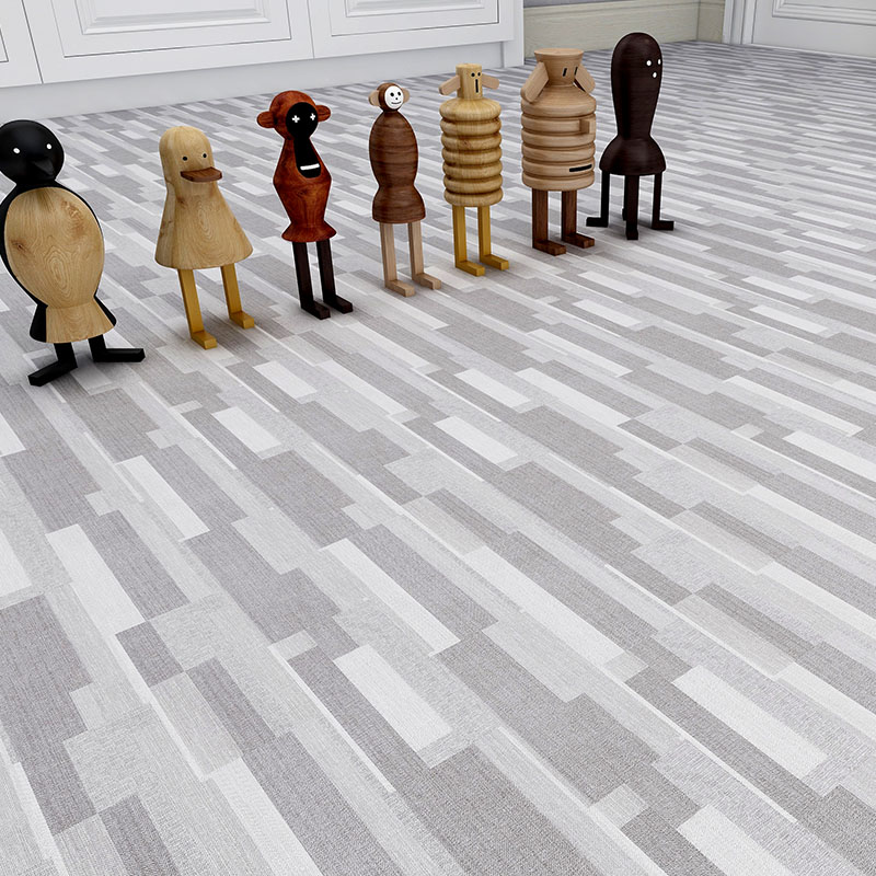 Цветной ковровый зернистый виниловый пол SPC