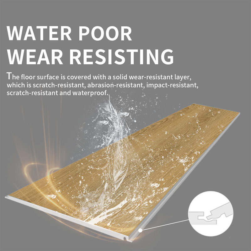 Износостойкое и влагостойкое напольное покрытие SPC Click Floor с возможностью индивидуального дизайна в виде ёлочки