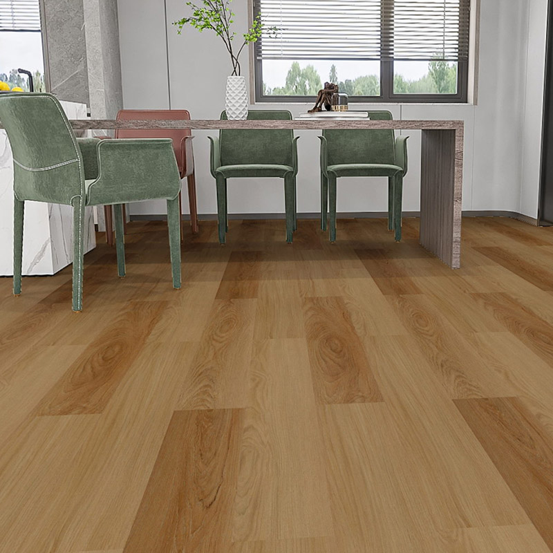 Виниловое напольное покрытие SPC для домашнего использования с текстурой дерева