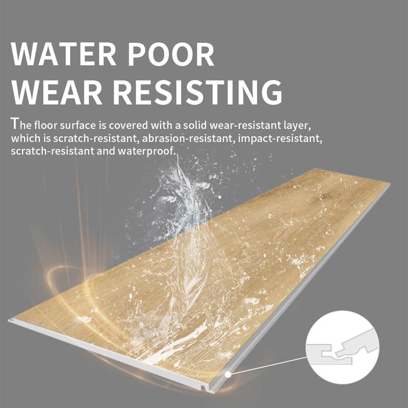 SPC Flooring Rigid Core Interlocking Click Lock PVC Vinyl Flooring