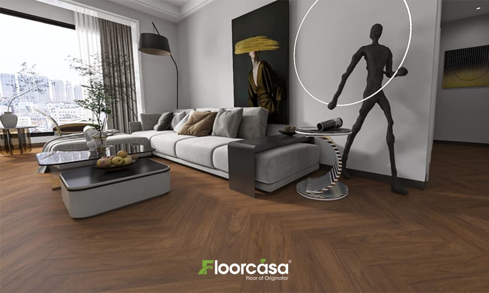 Revêtement de sol en vinyle SPC