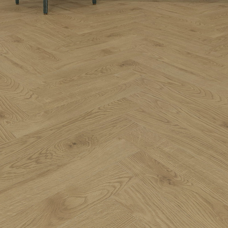 Light Brown Herringbone Laminate Flooring