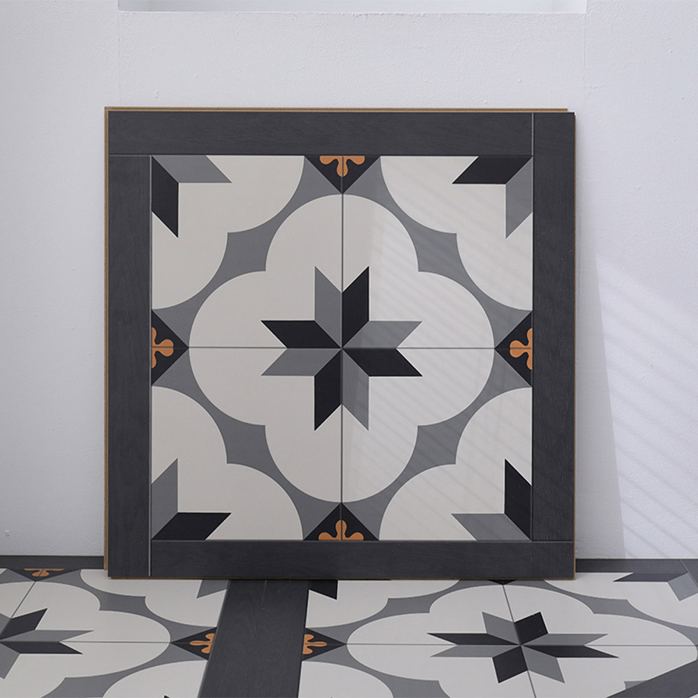 12mm HDF Grey Parquet Style Laminate Flooring