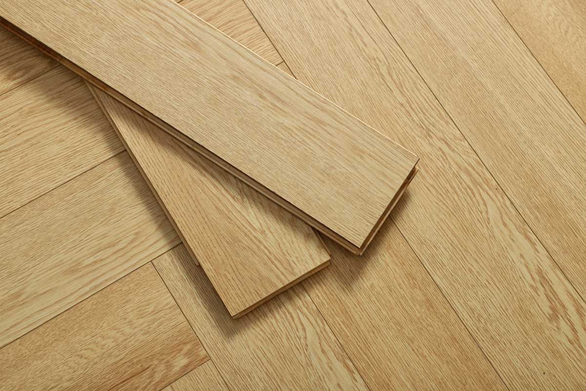 Smooth Oak Engineered Herringbone Wood Flooring Smooth Oak Engineered Herringbone Wood Flooring