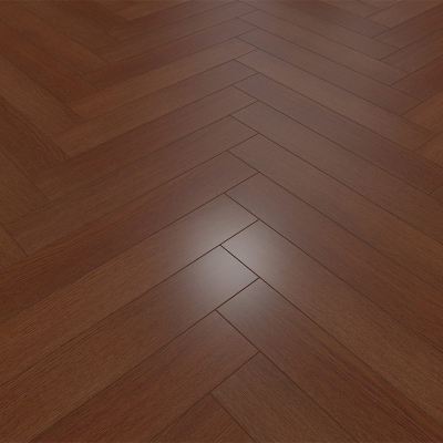 Dark Brown Herringbone Laminate Flooring
