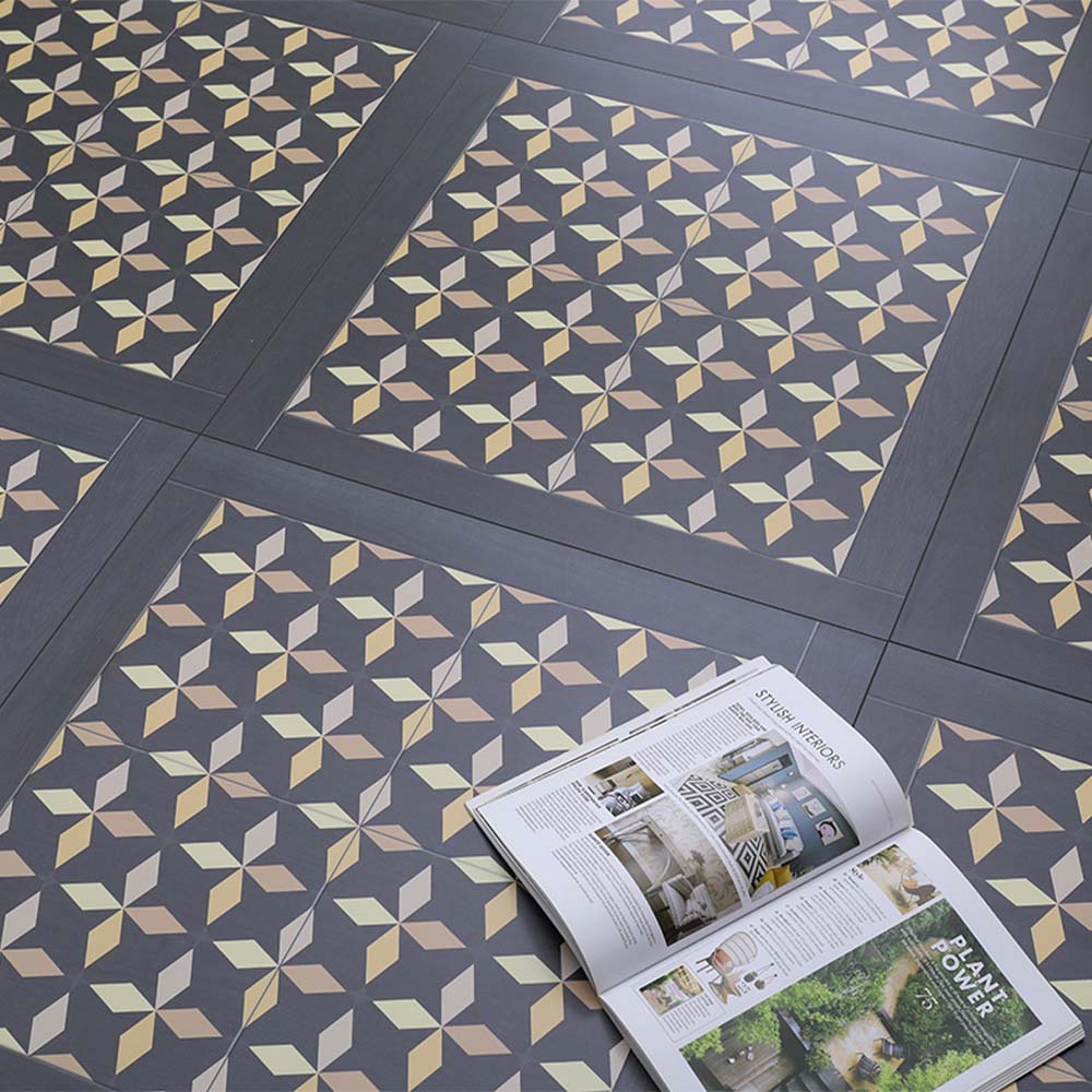 8mm dark parquet laminate flooring