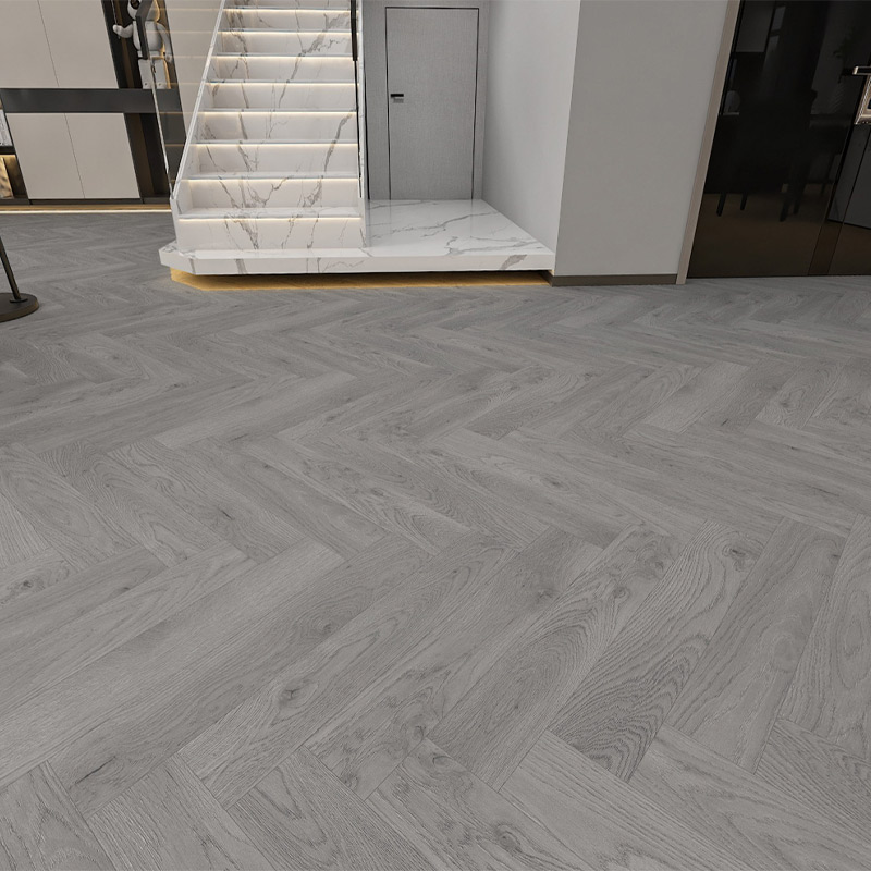Grey Herringbone Laminate Flooring