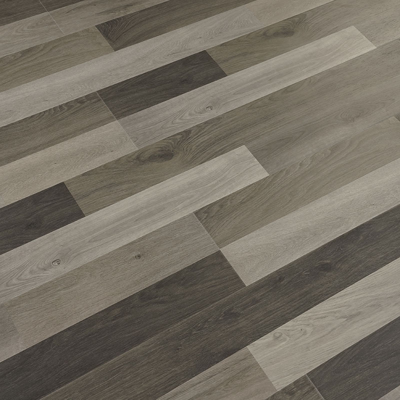 Dark Grey Aesthetic Layered Laminate Wood Flooring