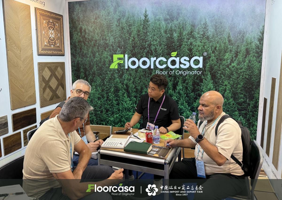 Floormaker Home’s Flooring Wows Global Buyers at 137th Canton Fair 2025 Floormaker Home’s Flooring Wows Global Buyers at 137th Canton Fair 2025