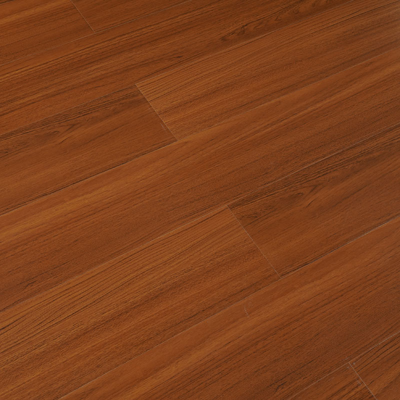 High Gloss Luxury Brown Thick Waterproof Laminate Flooring 