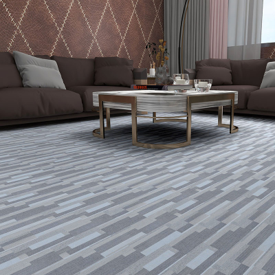Colorful Carpet Grain SPC Vinyl Flooring