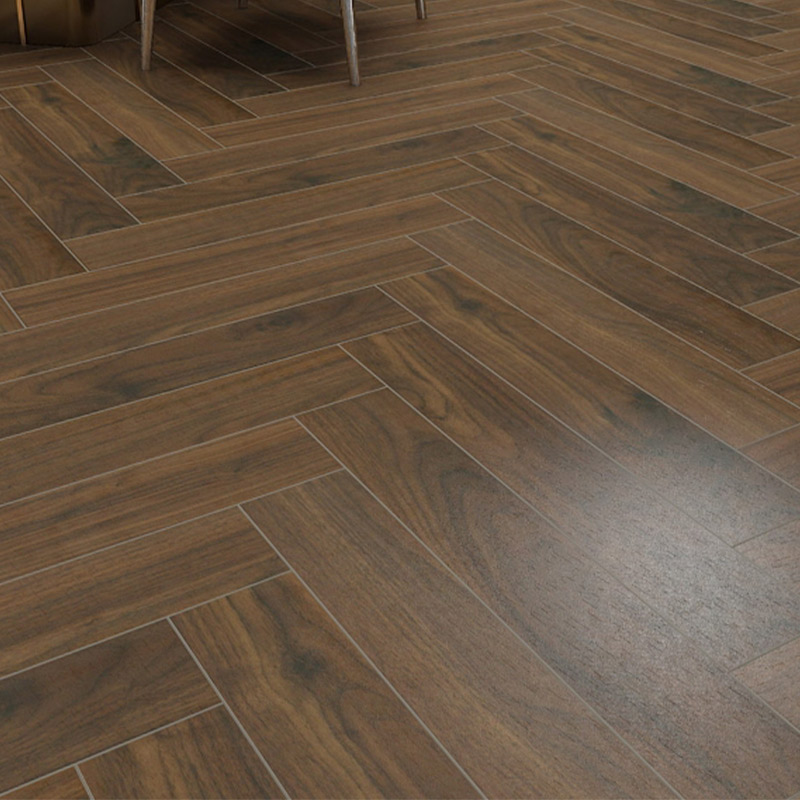 Walnut Herringbone Laminate Flooring