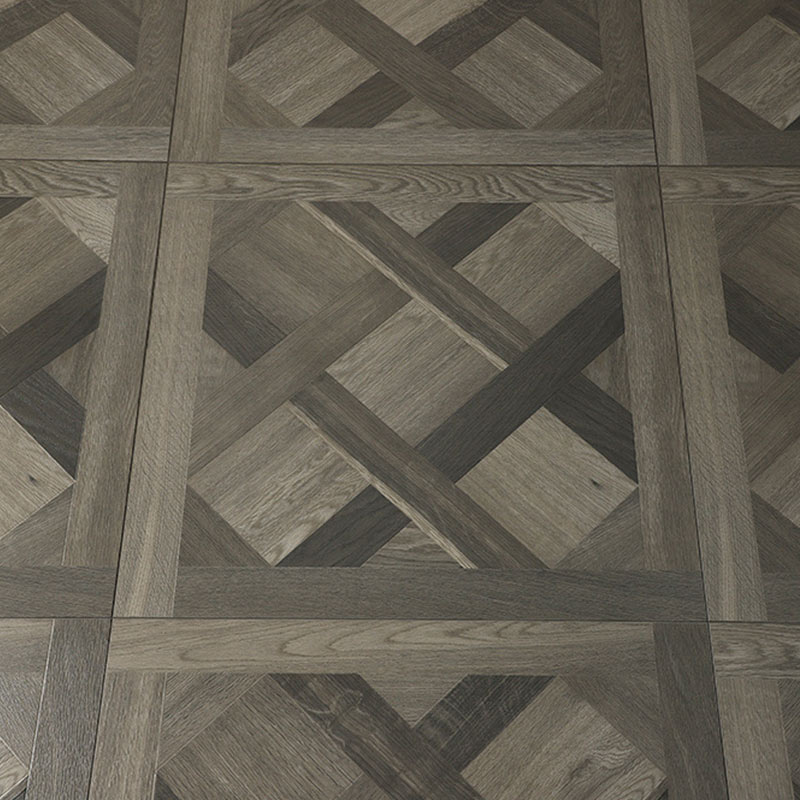 Dark Gray Wood Plank Parquet flooring