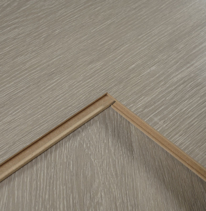 Плотная зеркальная поверхность из серого дуба 70°, ламинированное деревянное напольное покрытие