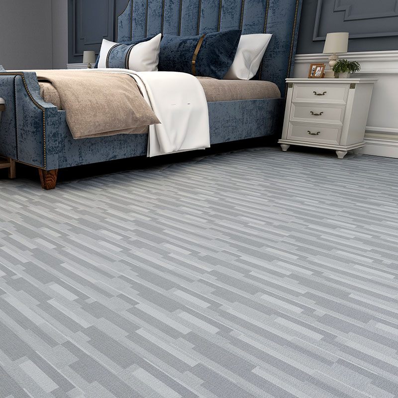 Цветной ковровый зернистый виниловый пол SPC