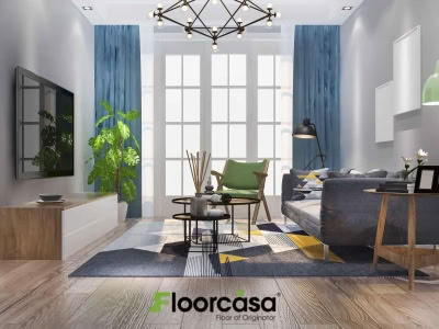 suelo de vinilo impermeable para baño